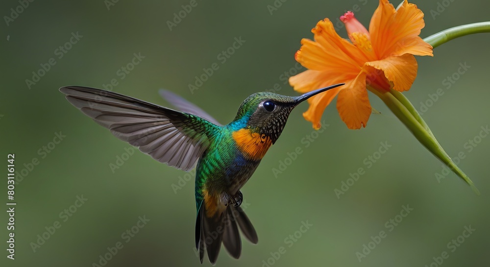 Fototapeta premium hummingbird in flight