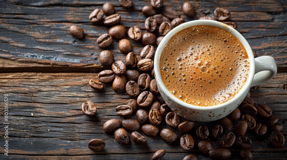 A Symphony of Coffee and Beans. Generative AI A Symphony of Coffee and Beans. Generative AI