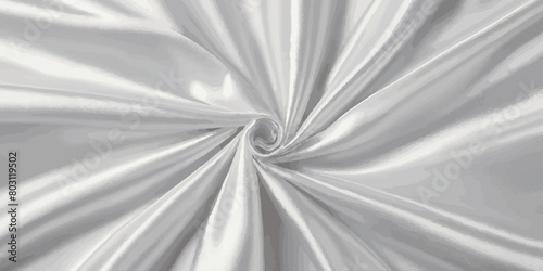 White luxury silk fabric texture. Texture of white silk or satin background.