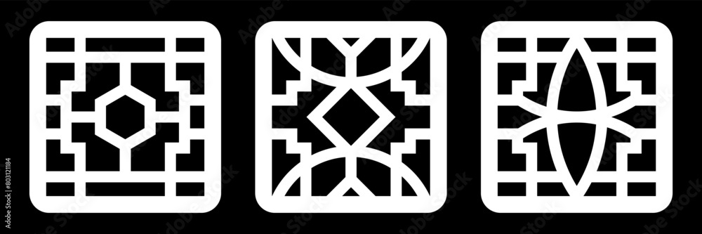simple geometric pattern for decoration, background, panel, and CNC cutting simple geometric pattern for decoration, background, panel, and CNC cutting