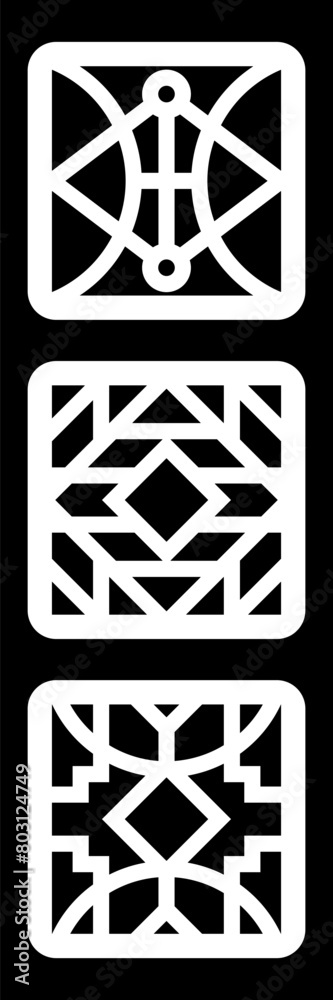 simple geometric pattern for decoration, background, panel, and CNC cutting simple geometric pattern for decoration, background, panel, and CNC cutting