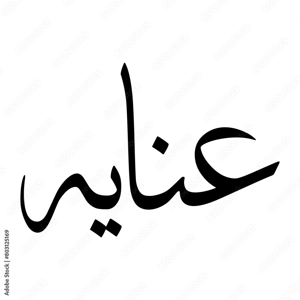 Inaayat Muslim Boy Name Sulus Font Arabic Calligraphy Inaayat Muslim Boy Name Sulus Font Arabic Calligraphy