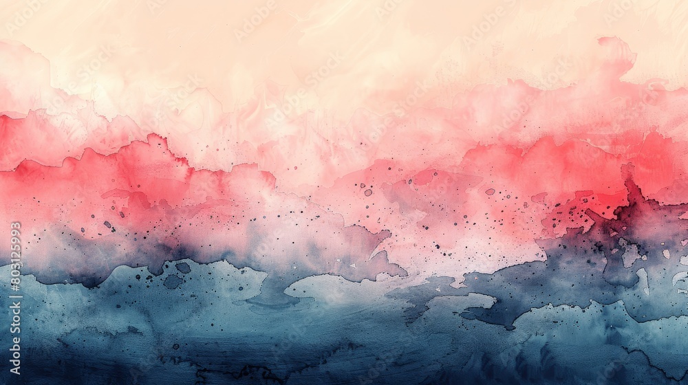 Minimalist Patterns and Textures Watercolor: Images featuring minimalist patterns, textures