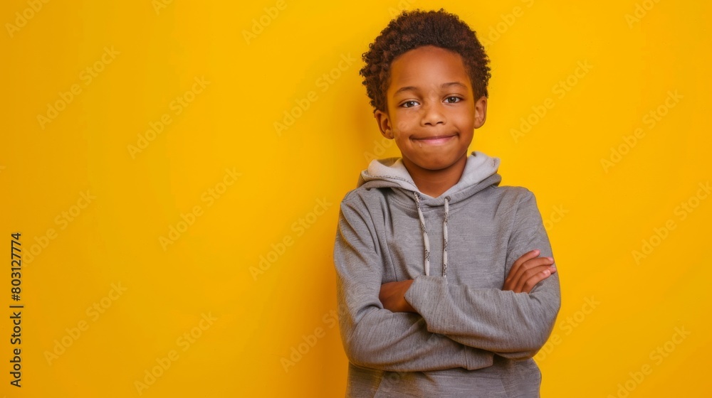 A Boy With a Confident Smile A Boy With a Confident Smile