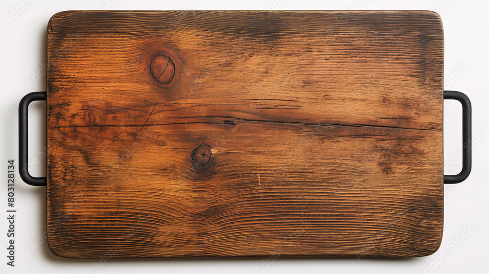 Cutting board isolated on white