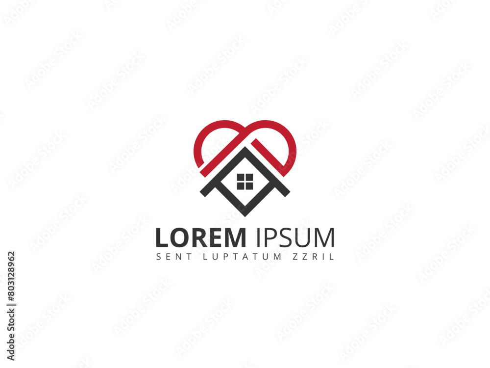 Creative Home logo design. nursing home logo design. work from home logo design. old age home logo design. simple home logo design. funeral home logo design ideas, free svg file and illustration symbo