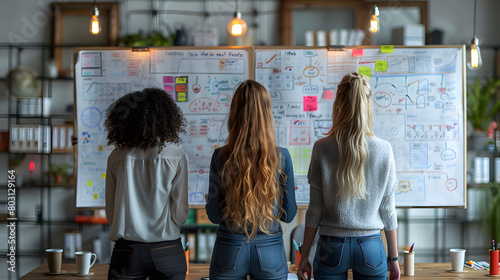 Innovative Problem-Solving Collaboration in a Modern Meeting Room