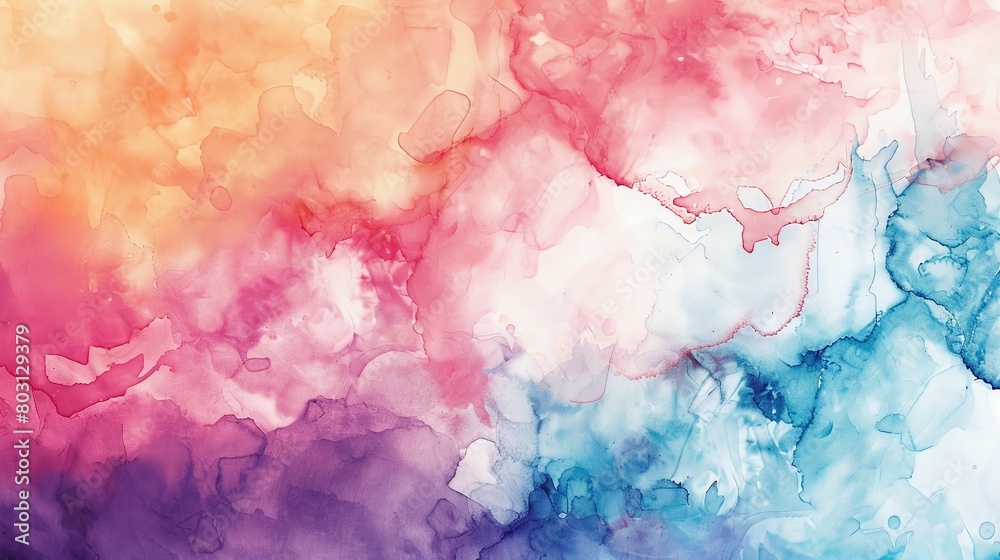 Fototapeta premium High-resolution abstract watercolor background for creative projects. Versatile abstract watercolor painting for design and presentations.