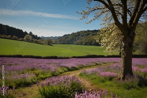 spring in the mountains