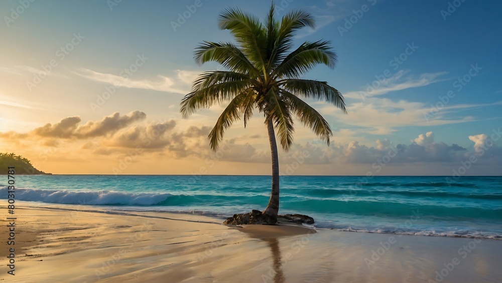 sunset on the beach Luminous Shoreline Radiant Sea and Sunlit Beac sunset on the beach Luminous Shoreline Radiant Sea and Sunlit Beac