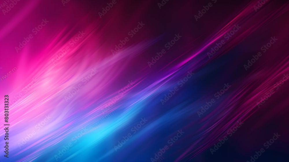 Dark purple pink blue color gradient background blurred neon color flow, grainy texture effect, futuristic banner design