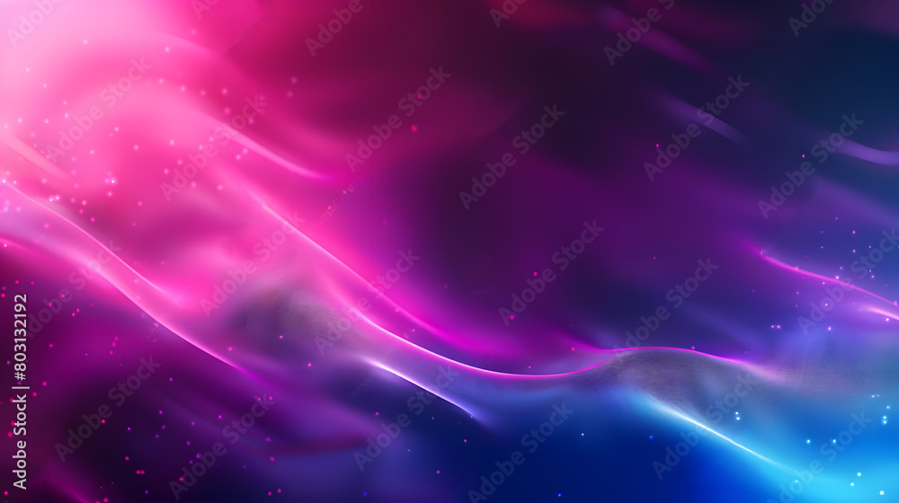 Obraz premium Dark purple pink blue color gradient background blurred neon color flow, grainy texture effect, futuristic banner design