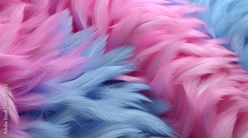 Digital pink and blue furry fabric pattern graphics poster background