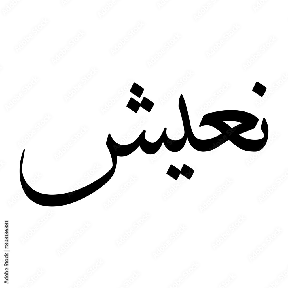 Niyoosha Muslim Boy Name Sulus Font Arabic Calligraphy Niyoosha Muslim Boy Name Sulus Font Arabic Calligraphy