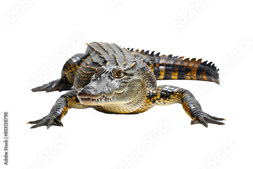 Detailed Crocodile  with Open Mouth on transpart