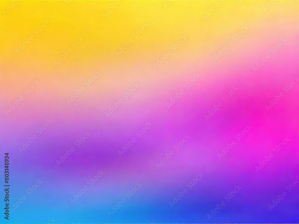 Obraz premium Blue yellow and pink blurred background with modern abstract blurred purple gradient. Smooth template for your graphic design. Vector illustration.