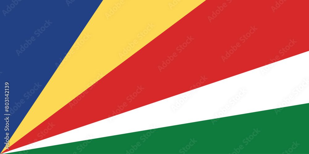National Flag of Seychelles, Seychelles sign, Seychelles Flag National Flag of Seychelles, Seychelles sign, Seychelles Flag