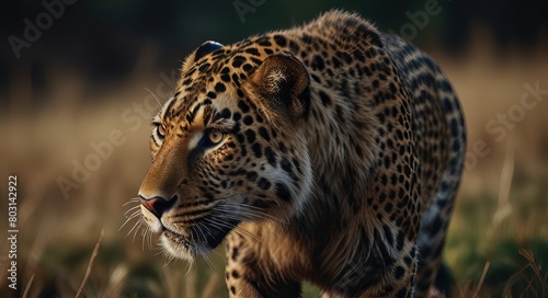 portrait of a leopard