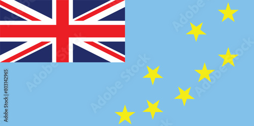 National Flag of Tuvalu, Tuvalu sign, Tuvalu Flag