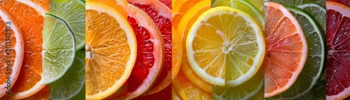 Create unique and visually striking compositions inspired by the intricate details of fruit and vegetable slices © Pairat