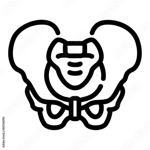 pelvis outline icon