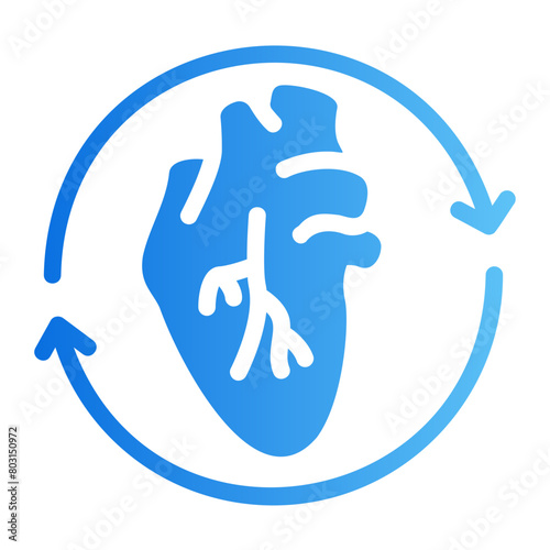 circulatory gradient icon