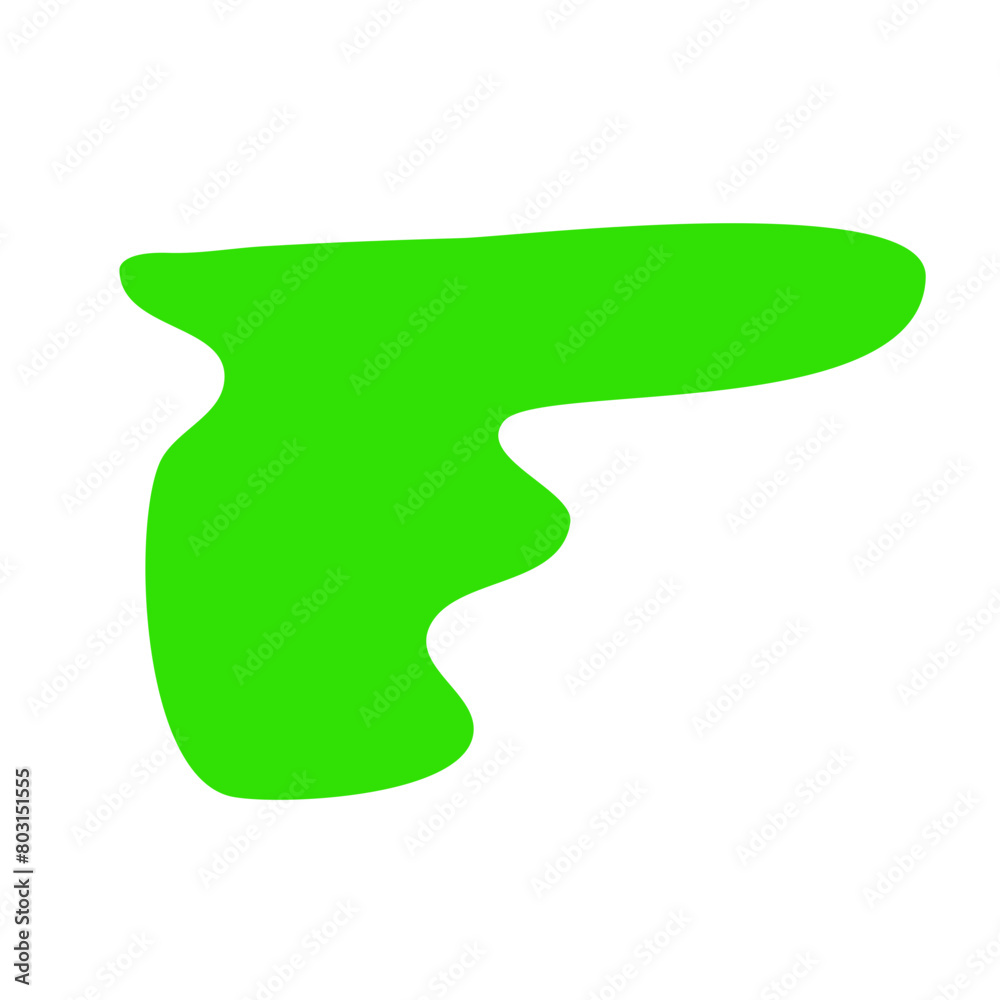 Abstract long blob Abstract long blob