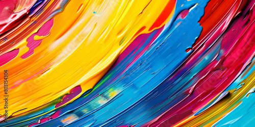 Artistic Expression: A Riot of Colors in Abstract Art"