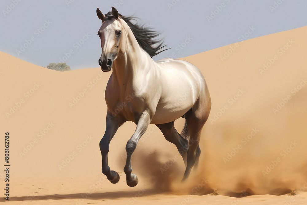 horse running at the field horse running at the field