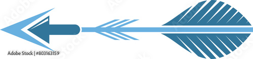 Arrow Bow Symbol Illustration photo