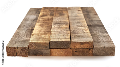 Isolated wood plank texture