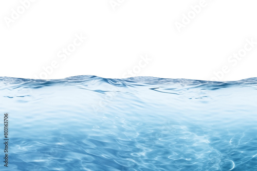 Calm Sea water surface PNG Ocean Horizon isolated on Transparent and white background - relaxed Waves Marine water Ripple Tide Seascape Concept