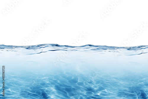 Calm Sea water surface PNG Ocean Horizon isolated on Transparent and white background - relaxed Waves Marine water Ripple Tide Seascape Concept