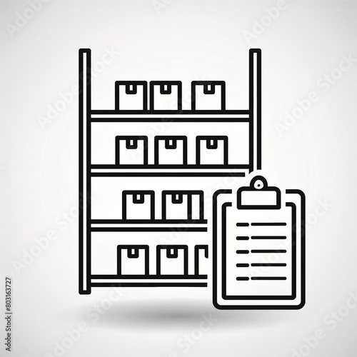 Illustration of Inventory. Assets. A Concept of Accounting and Business