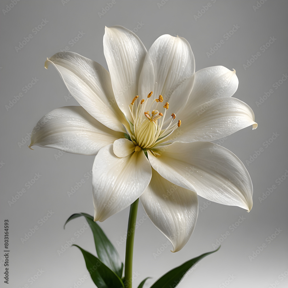 Fototapeta premium white lily flower