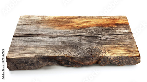 Isolated wood plank texture