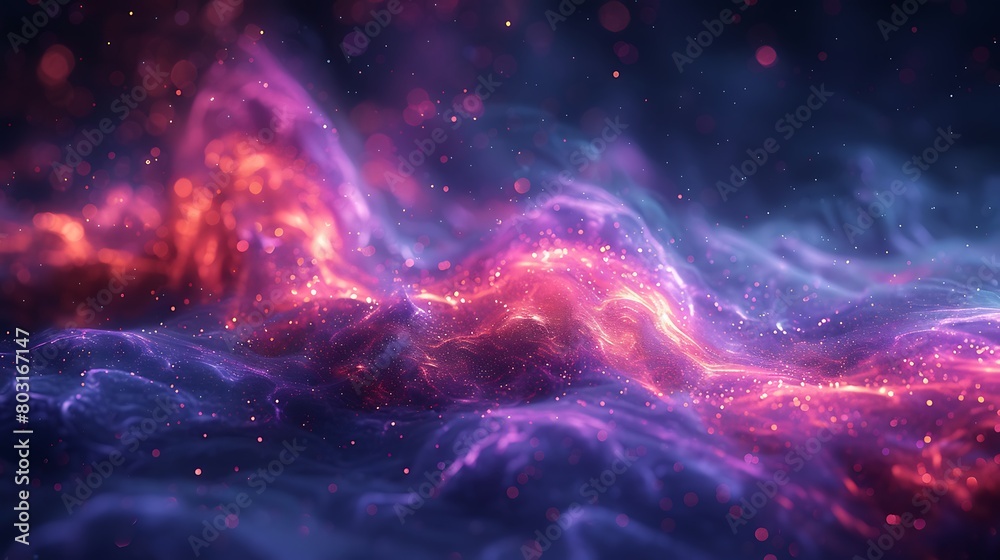 Illustrate the Pulsar Pulse as a dance of light, with abstract, pulsating waves of luminance that echo the pulsar's cosmic beat against a backdrop of deep space. Illustrate the Pulsar Pulse as a dance of light, with abstract, pulsating waves of luminance that echo the pulsar's cosmic beat against a backdrop of deep space.