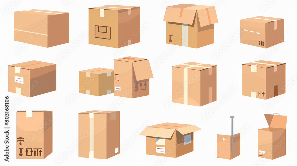 box, cardboard, carton, package, shipping, delivery, boxes, brown, container, packaging, moving, 3d, packing, warehouse, storage, transportation, vector, cargo, parcel, paper, pallet, business, illust box, cardboard, carton, package, shipping, delivery, boxes, brown, container, packaging, moving, 3d, packing, warehouse, storage, transportation, vector, cargo, parcel, paper, pallet, business, illust