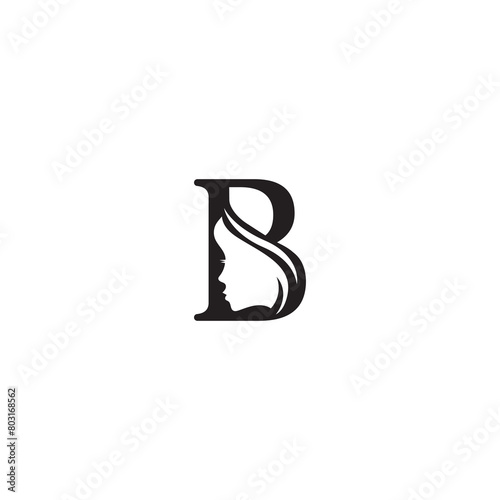 b logo design and premium vector templates