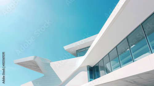 modern white building  modern architecture