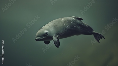 Graceful Yangtze Finless Porpoise