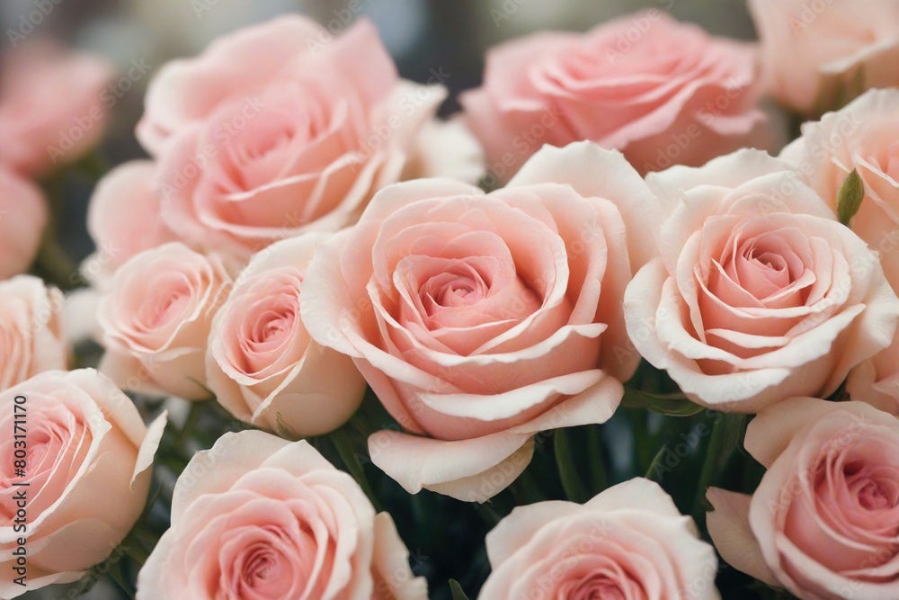 pink roses bouquet