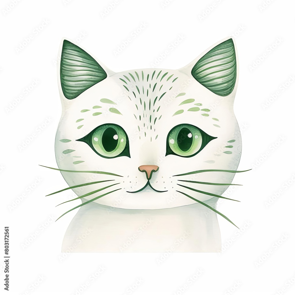 cat with green eyes, mysterious cat with green eyes cat with green eyes, mysterious cat with green eyes