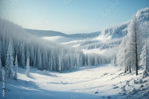 snow covered trees © birdmanphoto