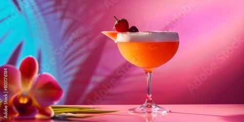 A Delightful Sip With a Strawberry Surprise