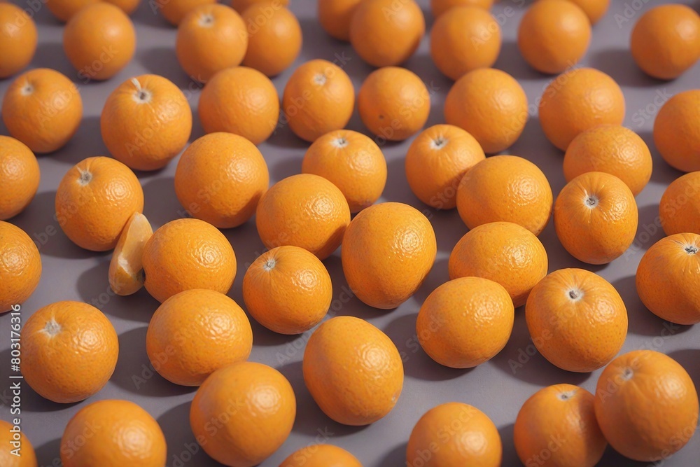 oranges on the market