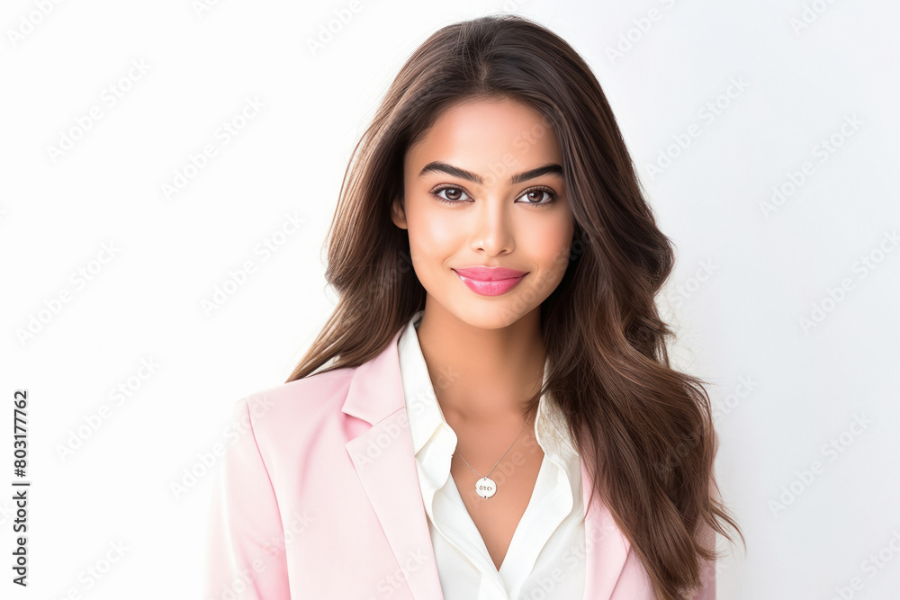 Young beautiful businesswoman or corporate employee Young beautiful businesswoman or corporate employee