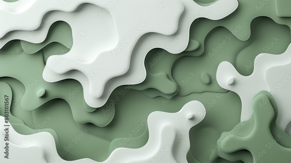Close Up of Green and White Wall Close Up of Green and White Wall