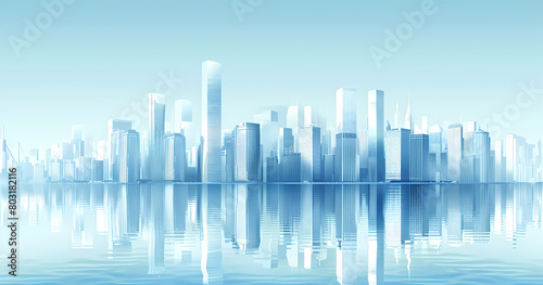 buildings, city, architecture, city skyline, illustration