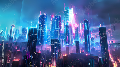 City, technology, cool, future, fantasy © Longo
